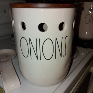 COPY - Rae Dunn Large Letter Onions Canister
